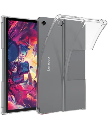 Lenovo Tab Plus Hoes Schokbestendige TPU Back Cover Transparant Hoesjes