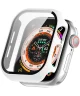 Apple Watch 10 42MM Hoesje - Case met Ingebouwde Tempered Glass - Wit