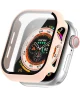 Apple Watch 10 42MM Hoesje - Case met Ingebouwde Tempered Glass - Roze