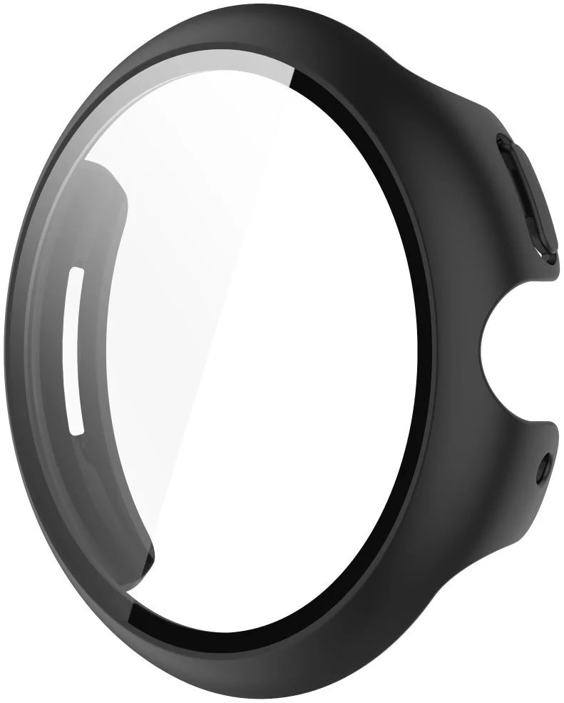 Google Pixel Watch 3 41MM Hoesje - Bumper Case met Tempered Glass - Zwart afbeelding 2