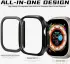 Apple Watch 10 46MM Hoesje Aluminium Bumper Frame Zwart afbeelding 3