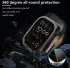 Apple Watch 10 46MM Hoesje Aluminium Bumper Frame Zwart afbeelding 6