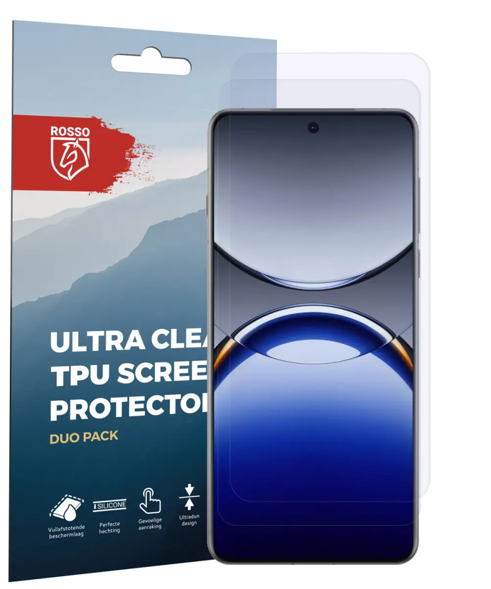Rosso Oppo Find X8 Screen Protector Case Friendly Folie Duo Pack afbeelding 7