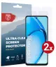 Rosso Oppo A60 4G Screen Protector Case Friendly Folie Duo Pack