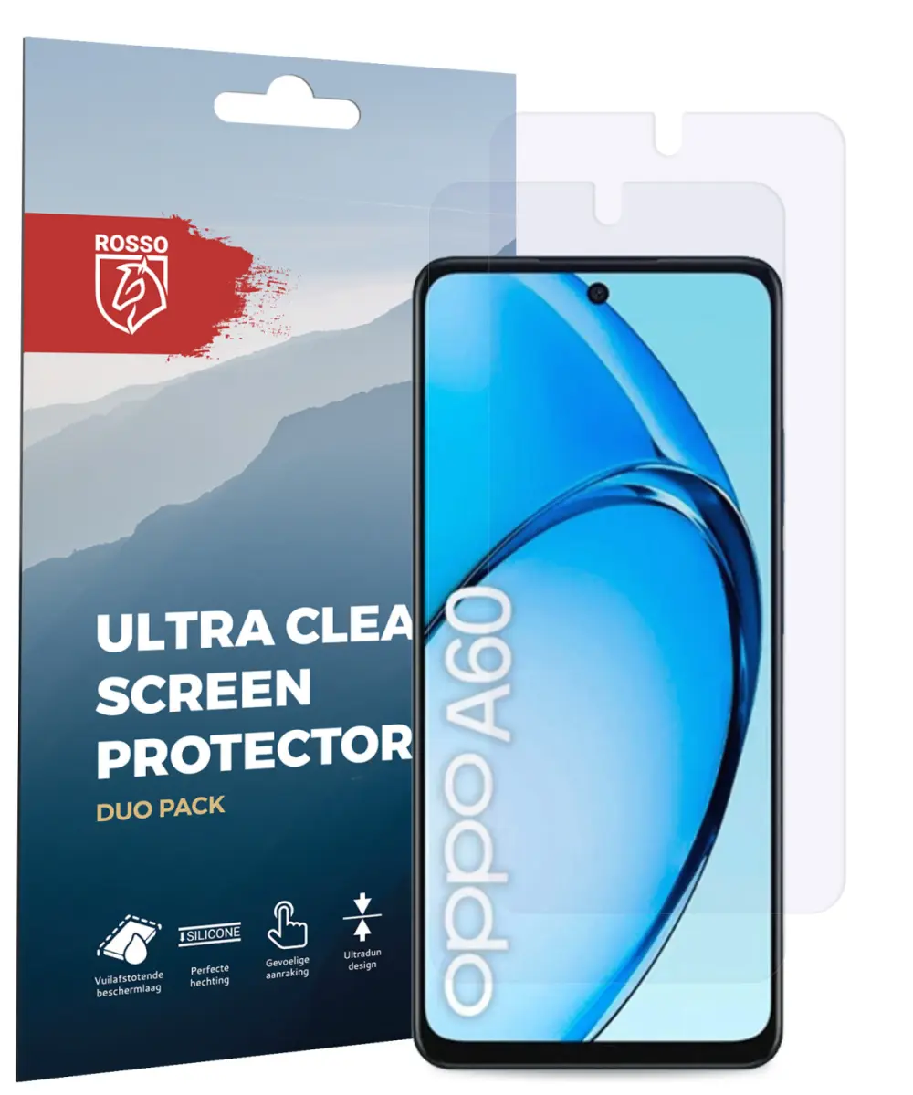 Rosso Oppo A60 4G Screen Protector Case Friendly Folie Duo Pack afbeelding 6