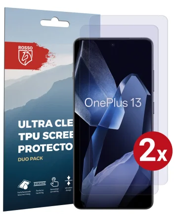 Rosso OnePlus 13 Screen Protector Case Friendly Folie Duo Pack Screen Protectors