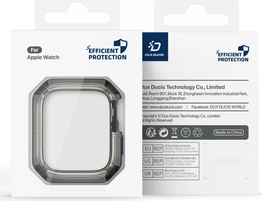 Dux Ducis Tamo - Apple Watch 10 46MM Hoesje - Zwart afbeelding 10