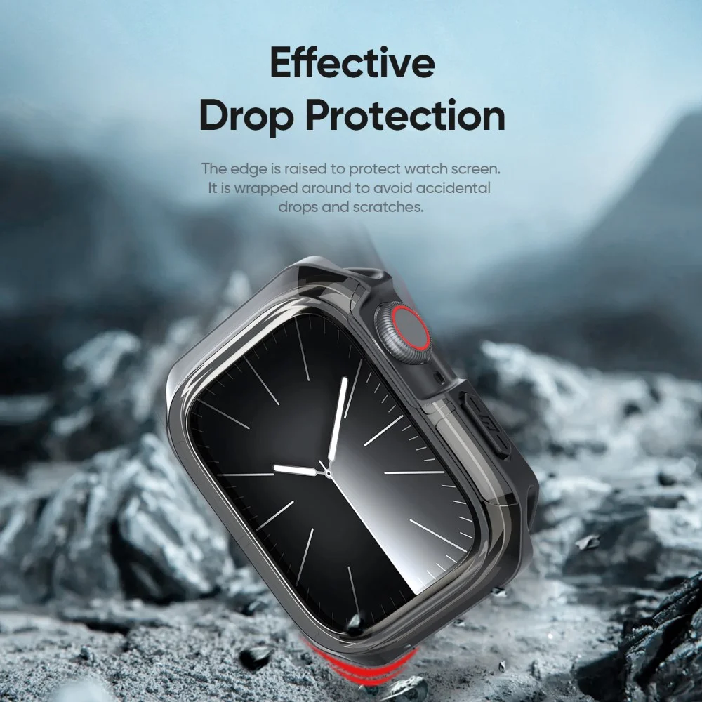 Dux Ducis Tamo - Apple Watch 10 46MM Hoesje - Zwart afbeelding 4