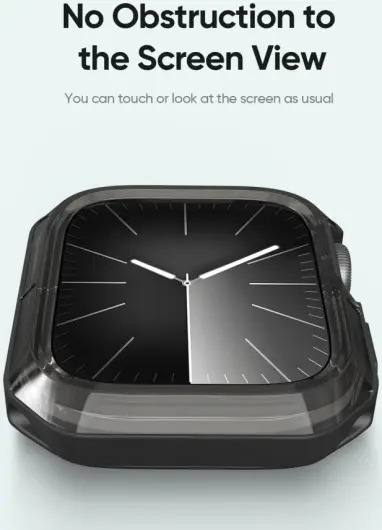 Dux Ducis Tamo - Apple Watch 10 46MM Hoesje - Zwart afbeelding 9