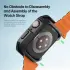 Dux Ducis Tamo - Apple Watch 10 46MM Hoesje - Zwart afbeelding 6
