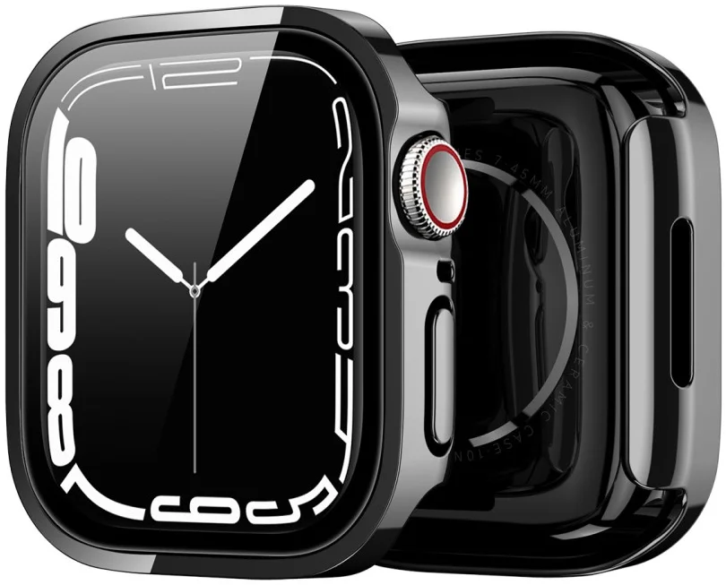 Dux Ducis Hamo - Apple Watch 10 42MM Hoesje - Full Protect - Zwart afbeelding 2