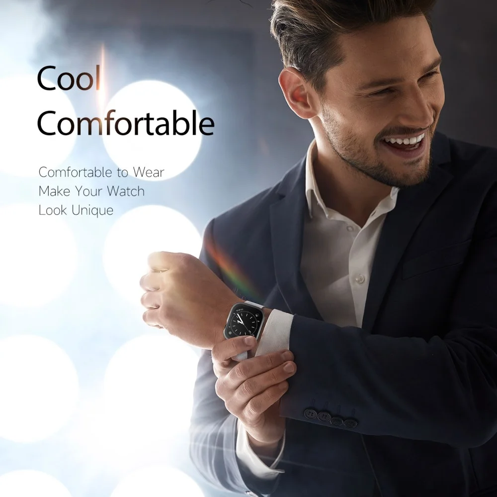 Dux Ducis Hamo - Apple Watch 10 42MM Hoesje - Full Protect - Zwart afbeelding 4
