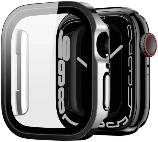 Dux Ducis Hamo - Apple Watch 10 42MM Hoesje - Full Protect - Zwart afbeelding 1