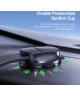 Duzzona Qi2 MagSafe Dashboard Telefoonhouder Auto met Opladen 15W Transparant