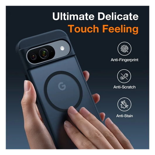 TORRAS Guardian Magnetic Google Pixel 9 / 9 Pro Hoesje met MagSafe Zwart afbeelding 8