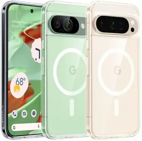 TORRAS Diamond Mag Google Pixel 9 Pro XL Hoesje MagSafe Back Cover Transparant afbeelding 5