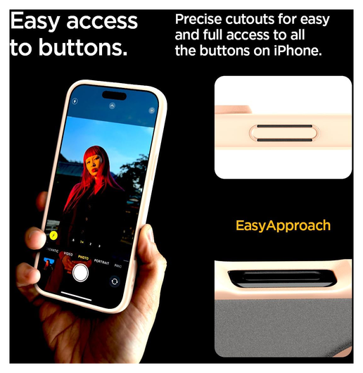 Spigen Ultra Hybrid MagFit iPhone 16 Pro Hoesje MagSafe Frosted Roze Titanium afbeelding 6