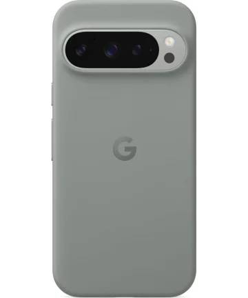 Origineel Google Pixel 9 / 9 Pro Hoesje Duurzame Back Cover Grijs Hoesjes