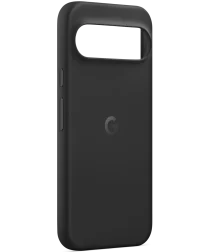 Origineel Google Pixel 9 Pro XL Hoesje Duurzaam Siliconen Back Cover Zwart