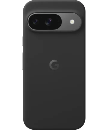 Origineel Google Pixel 9 / 9 Pro Hoesje Duurzame Back Cover Zwart Hoesjes