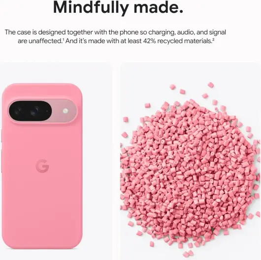 Origineel Google Pixel 9 / 9 Pro Hoesje Duurzame Back Cover Zwart afbeelding 3