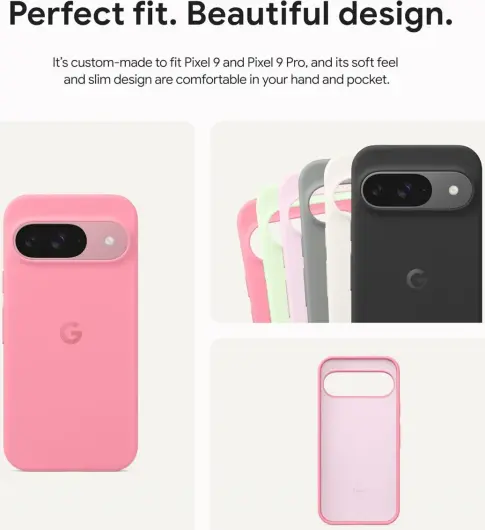 Origineel Google Pixel 9 / 9 Pro Hoesje Duurzame Back Cover Zwart afbeelding 6