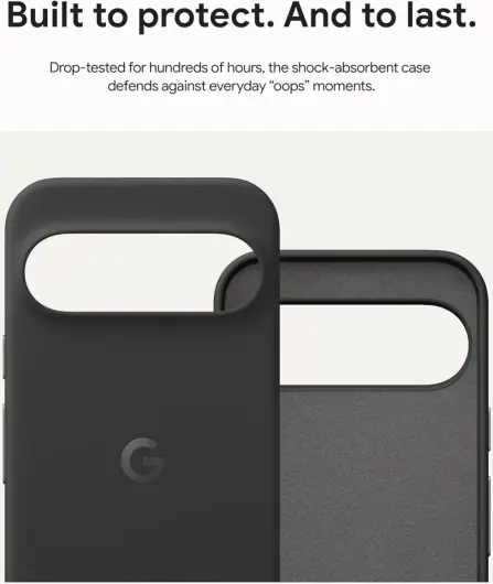Origineel Google Pixel 9 Pro XL Hoesje Duurzaam Siliconen Back Cover Beige afbeelding 3