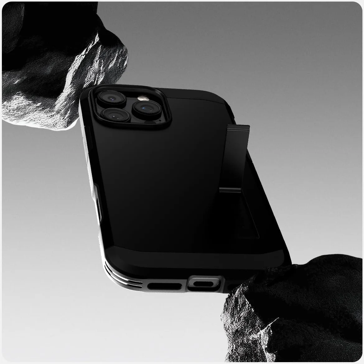 Spigen Tough Armor T iPhone 16 Pro Max Hoesje MagSafe Back Cover Zwart afbeelding 8