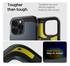Spigen Tough Armor T iPhone 16 Pro Hoesje MagSafe Back Cover Metal Slate afbeelding 11