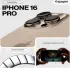 Spigen Tough Armor T iPhone 16 Pro Hoesje MagSafe Back Cover Metal Slate afbeelding 3