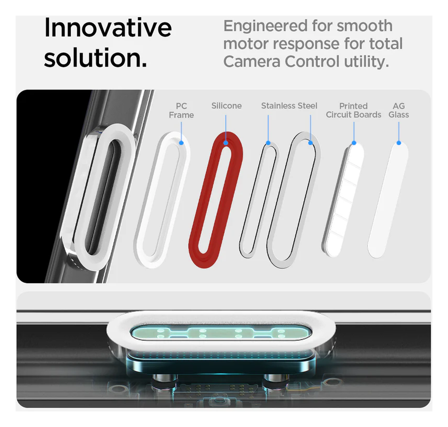 Spigen Ultra Hybrid T iPhone 16 Pro Hoesje MagSafe Back Cover Grijs afbeelding 10