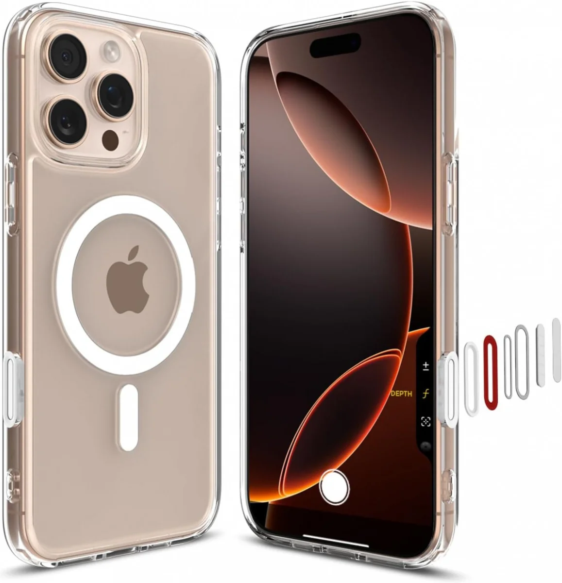 Spigen Ultra Hybrid T iPhone 16 Pro Max Hoesje MagSafe Back Cover Wit afbeelding 1