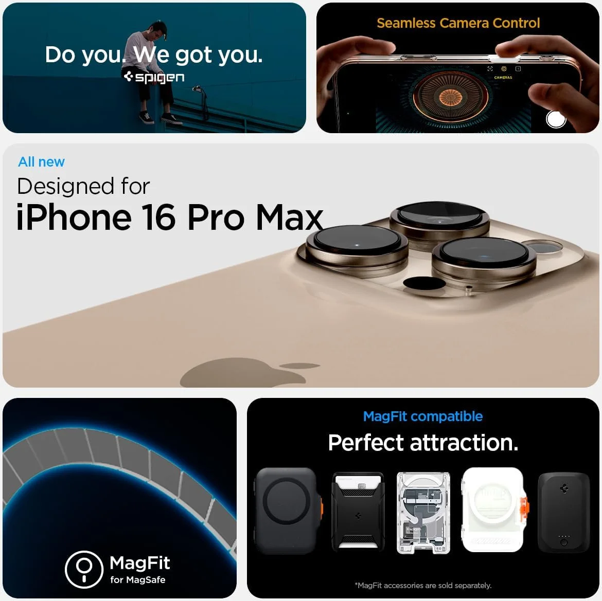 Spigen Ultra Hybrid T iPhone 16 Pro Max Hoesje MagSafe Back Cover Wit afbeelding 3