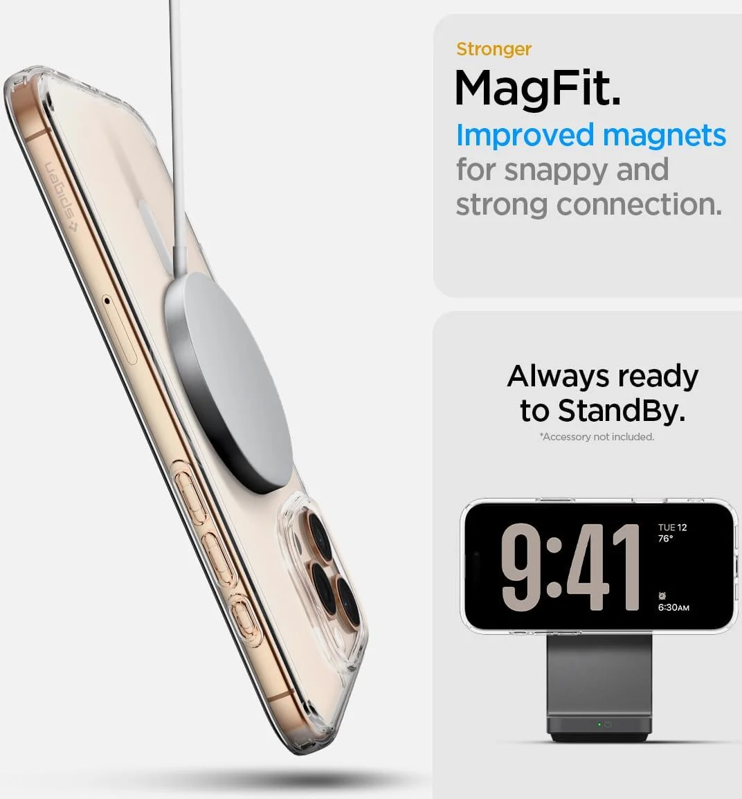 Spigen Ultra Hybrid T iPhone 16 Pro Max Hoesje MagSafe Back Cover Wit afbeelding 4