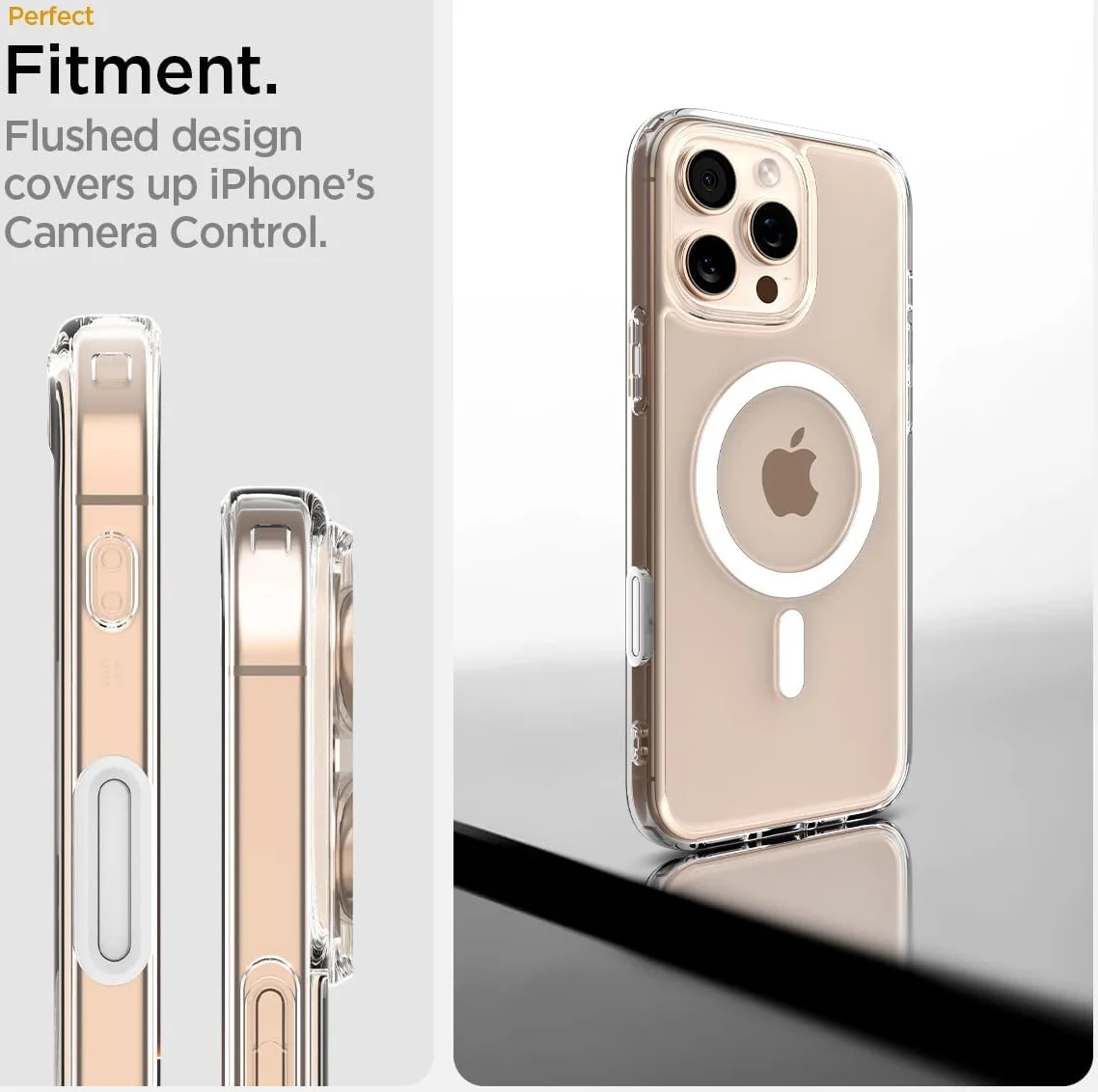 Spigen Ultra Hybrid T iPhone 16 Pro Max Hoesje MagSafe Back Cover Wit afbeelding 6