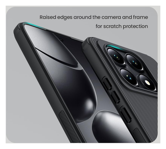 Nillkin Frosted Shield Xiaomi 14T Pro Hoesje MagSafe Back Cover Zwart afbeelding 7
