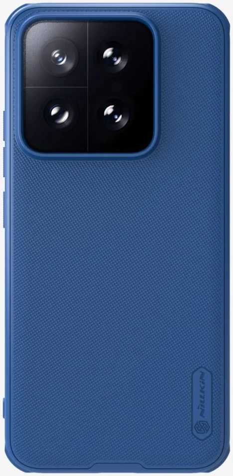 Nillkin Super Frosted Shield Xiaomi 14T Pro Hoesje Back Cover Blauw afbeelding 2