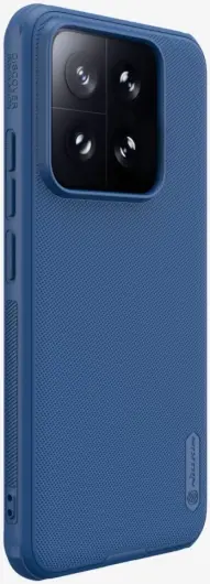 Nillkin Super Frosted Shield Xiaomi 14T Pro Hoesje Back Cover Blauw afbeelding 4