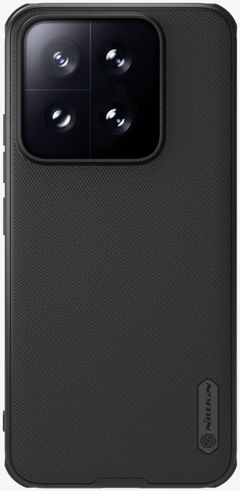 Nillkin Super Frosted Shield Xiaomi 14T Hoesje Back Cover Zwart afbeelding 2
