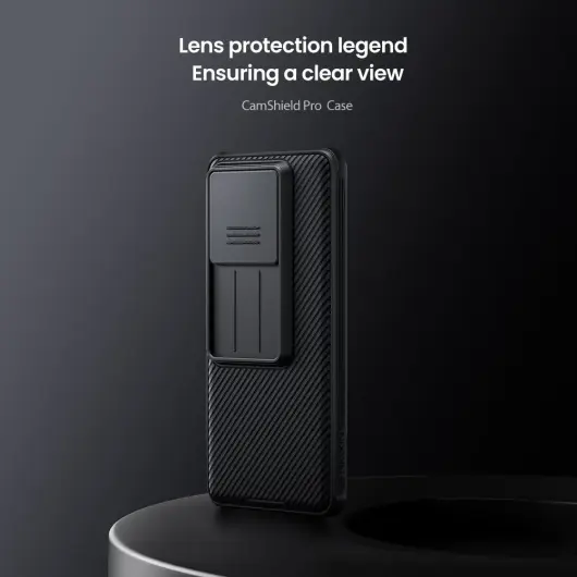 Nillkin CamShield Xiaomi 14T Pro Hoesje met Camera Slider Back Cover Zwart afbeelding 4
