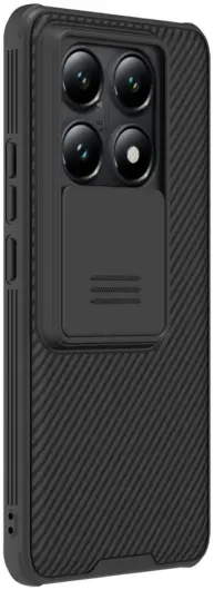 Nillkin CamShield Xiaomi 14T Pro Hoesje met Camera Slider Back Cover Zwart afbeelding 9