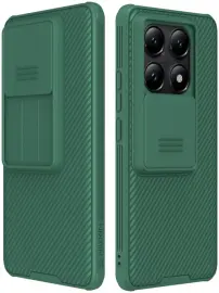 Nillkin CamShield Xiaomi 14T Hoesje met Camera Slider Back Cover Groen afbeelding