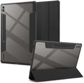 Spigen Ultra Hybrid Pro Samsung Galaxy Tab S10 / S9 / S8 Ultra Hoes Zwart afbeelding