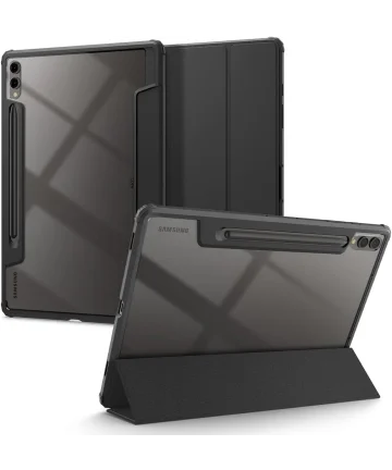 Spigen Ultra Hybrid Samsung Galaxy Tab S10+ / S9+ Hoes Book Case Zwart Hoesjes