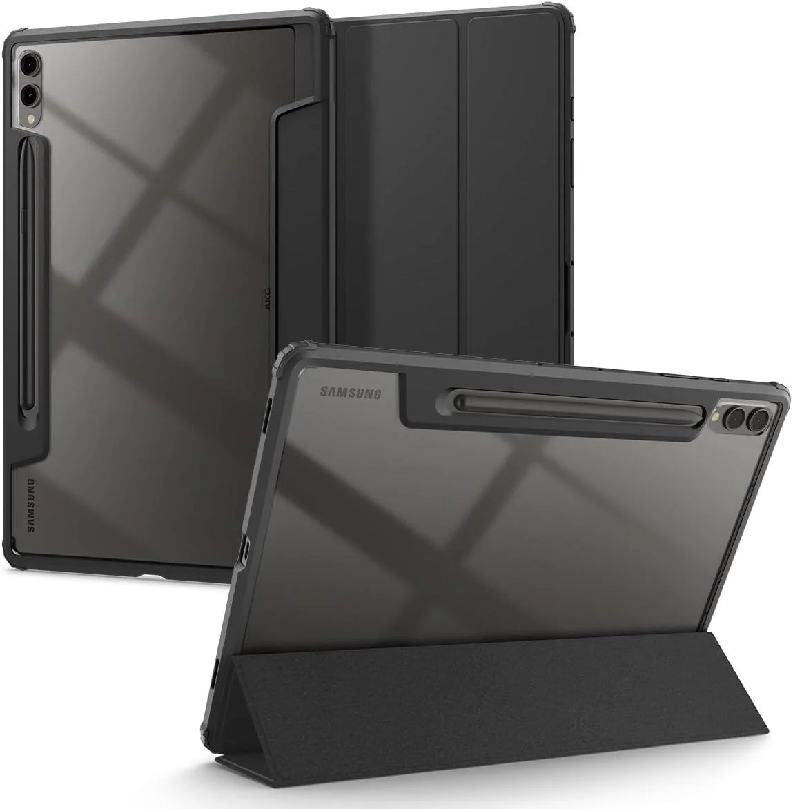 Spigen Ultra Hybrid Samsung Galaxy Tab S10+ / S9+ Hoes Book Case Zwart afbeelding 1
