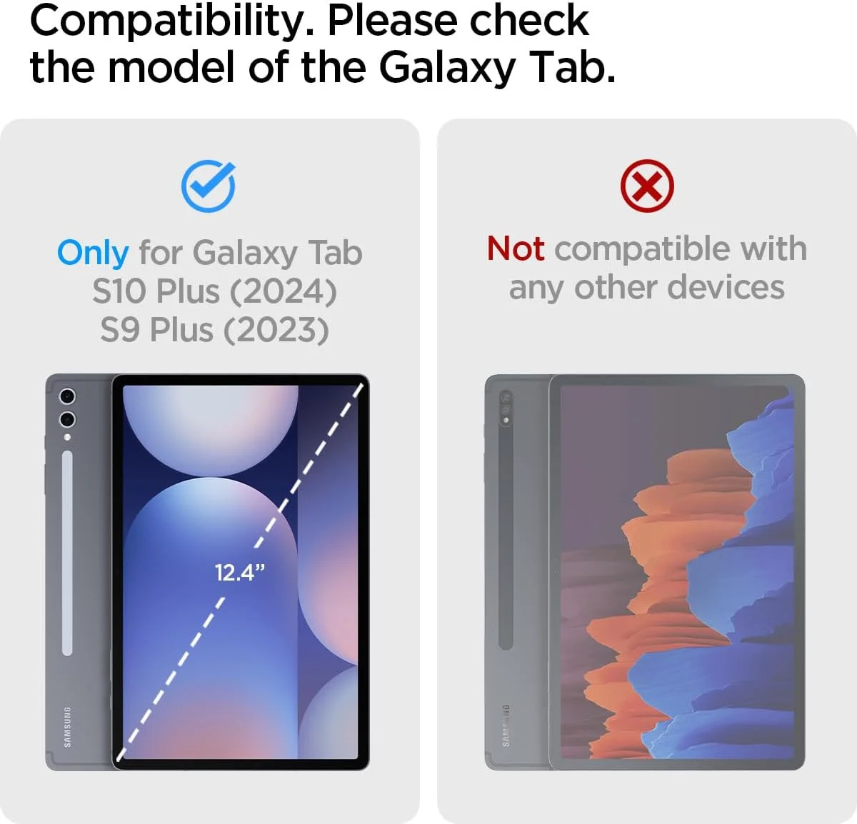 Spigen Ultra Hybrid Samsung Galaxy Tab S10+ / S9+ Hoes Book Case Zwart afbeelding 5