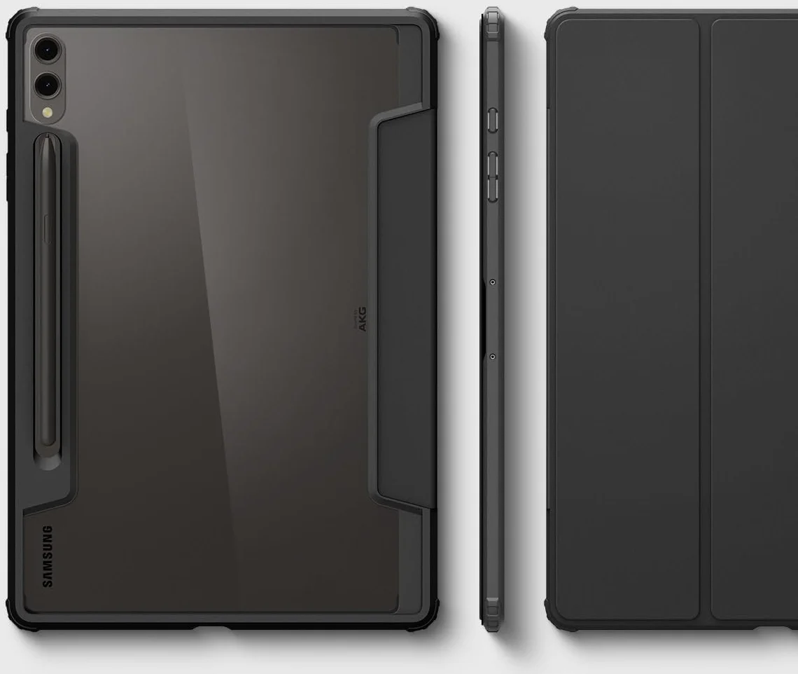 Spigen Ultra Hybrid Samsung Galaxy Tab S10+ / S9+ Hoes Book Case Zwart afbeelding 7