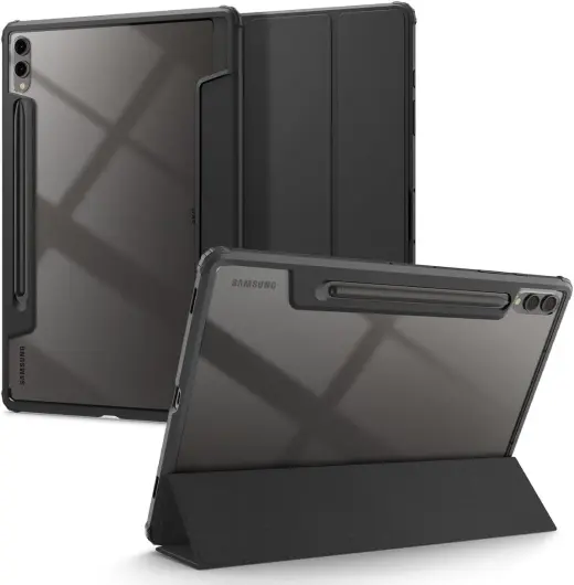 Spigen Ultra Hybrid Samsung Galaxy Tab S10+ / S9+ Hoes Book Case Zwart afbeelding 1