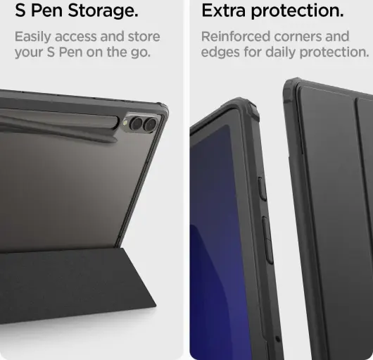 Spigen Ultra Hybrid Samsung Galaxy Tab S10+ / S9+ Hoes Book Case Zwart afbeelding 6