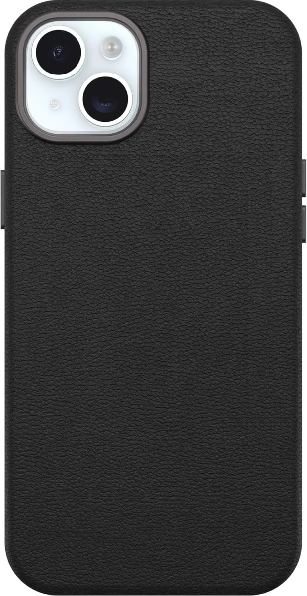 OtterBox Symmetry Cactus Leer MagSafe Apple iPhone 15 Plus/14 Plus Hoesje Zwart afbeelding 2